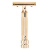 Merkur Classic 2-Piece Double Edge Safety Razor Gold Plated, 1