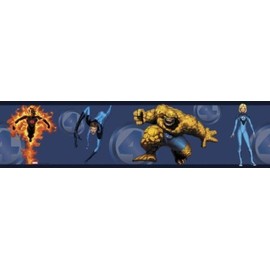 RoomMates RMK1030BCS Fantastic Four Peel & Stick Border