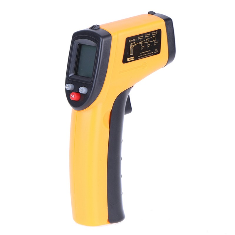 Digital Infrared Thermometer Laser Industrial Temperature Gun Non-Contact with Backlight