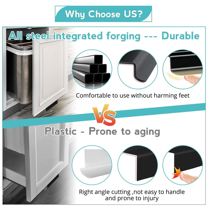 PUNCHMAN Trash Cabinet Foot Pull - 1Pack Cabinet Foot Pull