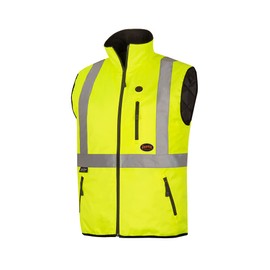 Pioneer Heated Hi Vis Safety Vest for Men & Women's - Class 1 - Reflective Tape (Battery Pack Not Included)