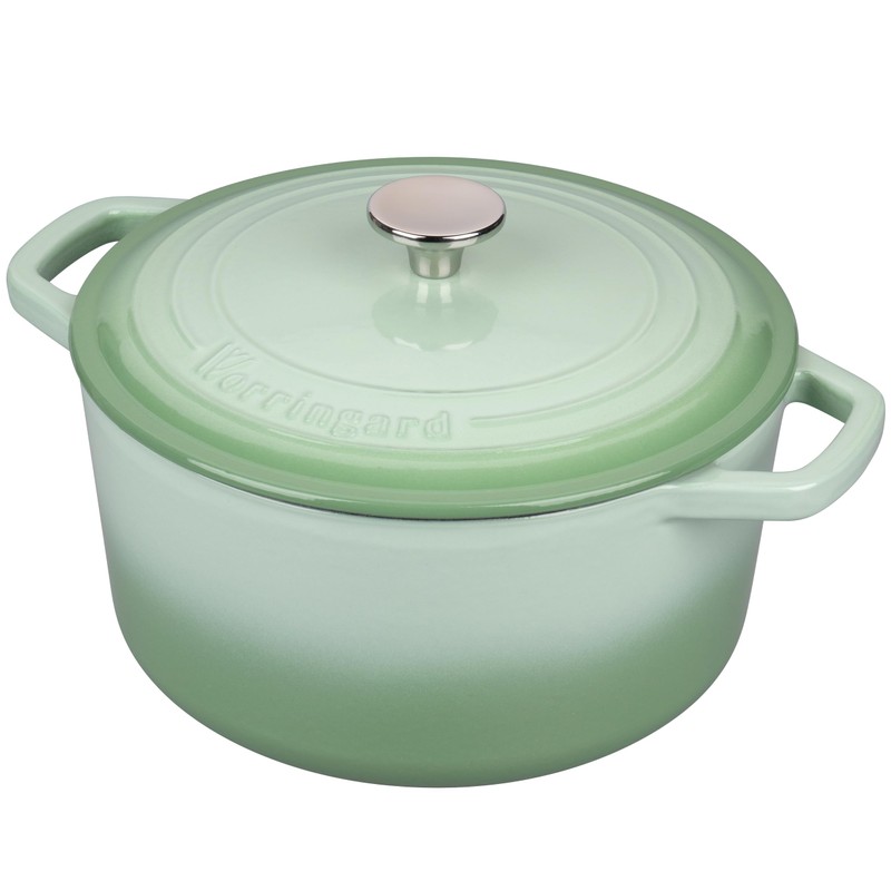 VORRINGARD Enameled Cast Iron Dutch Oven Pot with Lid, for
