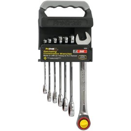 Allied Tools 18050 7 Piece Standard 5/16-Inch to 3/4-Inch Ratcheting Combination Wrench Set