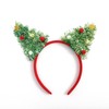 Aiosy Light Up Christmas Tree Headband Green Tinsel Head bands