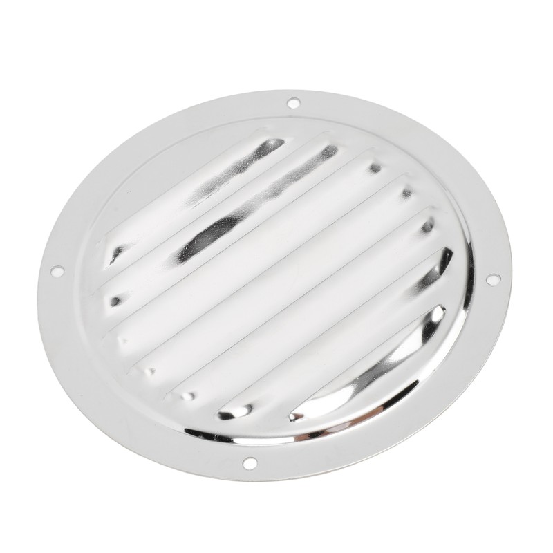 2PCS Round Louvered Air Vent Stainless Steel Marine Grade Rainproof