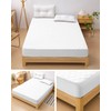Melvint Fitted Sheet, Double Padded Fitted Sheet, Waterproof Bedwetting Pad,