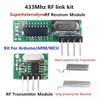 5 PCS 433mhz Wireless RF Transmitter and Receiver with Antenna