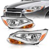 TUSDAR OEM Headlight Assembly Replacement for 2012 2013 2014 Ford