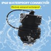 LC Connector, CTRICALVER Fibre Coupler LC-UPC Waterproof, 1Pcs IP68 Fibre