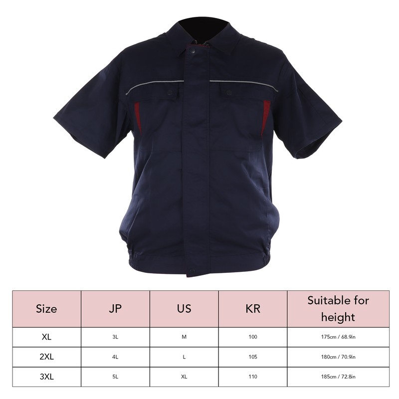 USB Cooling Jacket with Fans Short Sleeve USB Cooling Fan