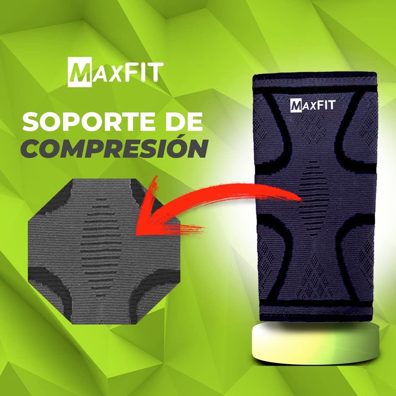 MaxFit 2 Coderas para Gym, coderas ortopédica, Protección Completa para
