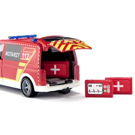 siku 2116 VW T6 Ambulance Super Toy Vehicle, Red/White