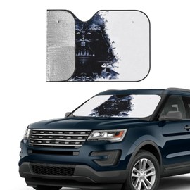 Funny Windshield Sun Shade for Car Sunshade for Car Windshield Covers Blocks UV Rays Automotive Interior Sun Protection 51 x 27.5 in