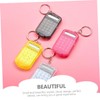 Lurrose 8 Pcs Mini Computer Pocket Calculator Key Chain Kids