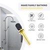 Tesidol RP5649PB Faucet Push Button Diverter Assembly,Polished Brass,Compatible with 1H