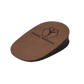Adjustable 1 Inch Orthopedic Heel Lift for Heel Pain and Leg Length Discrepancies - Medium - 2 Pack