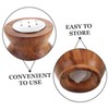 Kisangel Stainless Steel and Wood Pepper Bottle Salt and Sugar
