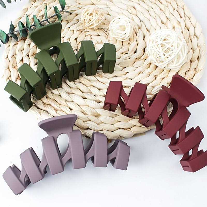 [ナカノヤ] NAKANOYA バンスクリップ 1個 プラスチック 樹脂 ヘアクロー バンス ジッケピン ヘアクリップ