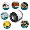 30X Pocket Magnifier with LED Light – Adjustable Focus Loupe