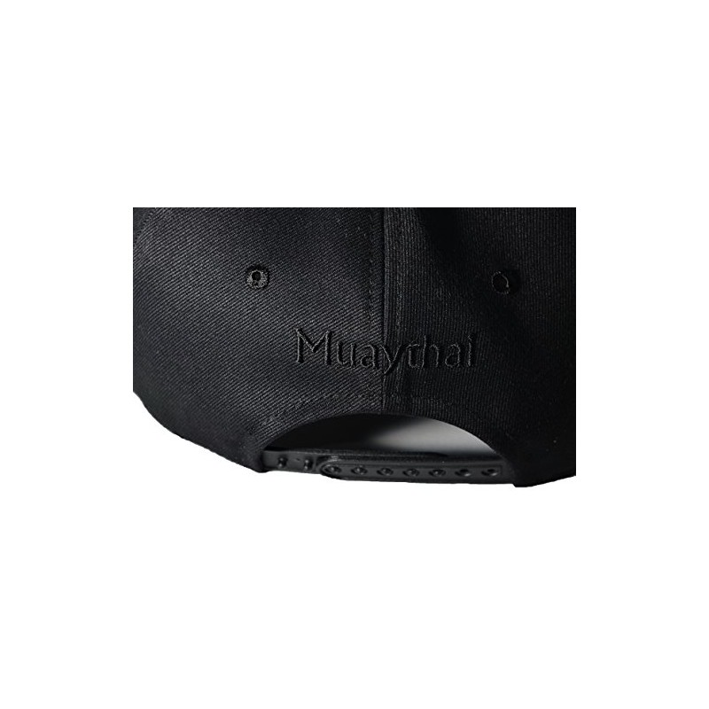 Ranger Products Muay Thai Snapback Hat Black Adjustable Cap (Muay-Cap-Blck)