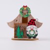 Making a Paper Dream Christmas Santa Tree House Mood Light / 종이애꿈크리스마스 산타트리하우스 무드등만들기