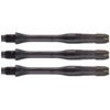 L-Style Dart Shafts: Durable Plastic Dart Shafts - Black Slim