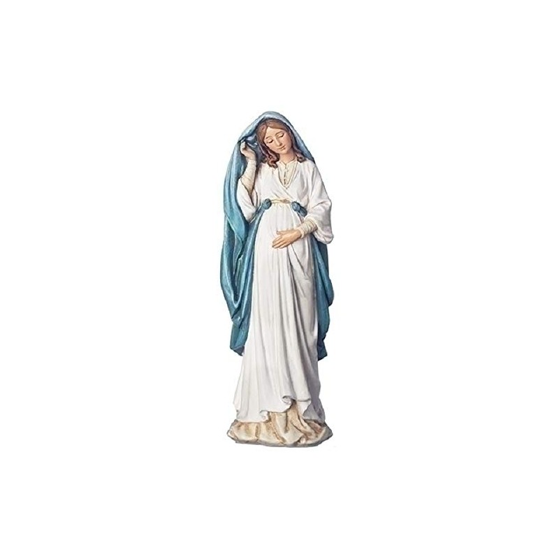 Roman Joseph Studio Pregnant Mary Figura de 6 pulgadas, multicolor