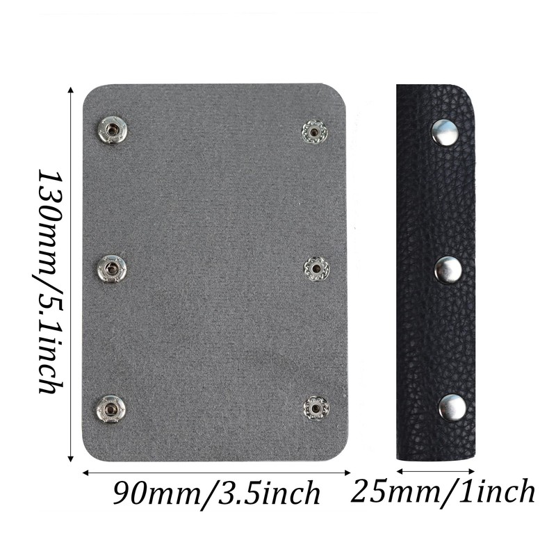 bociloy 2PCS Leather Handbag Handle Wrap Covers, Purse Wallet Strap