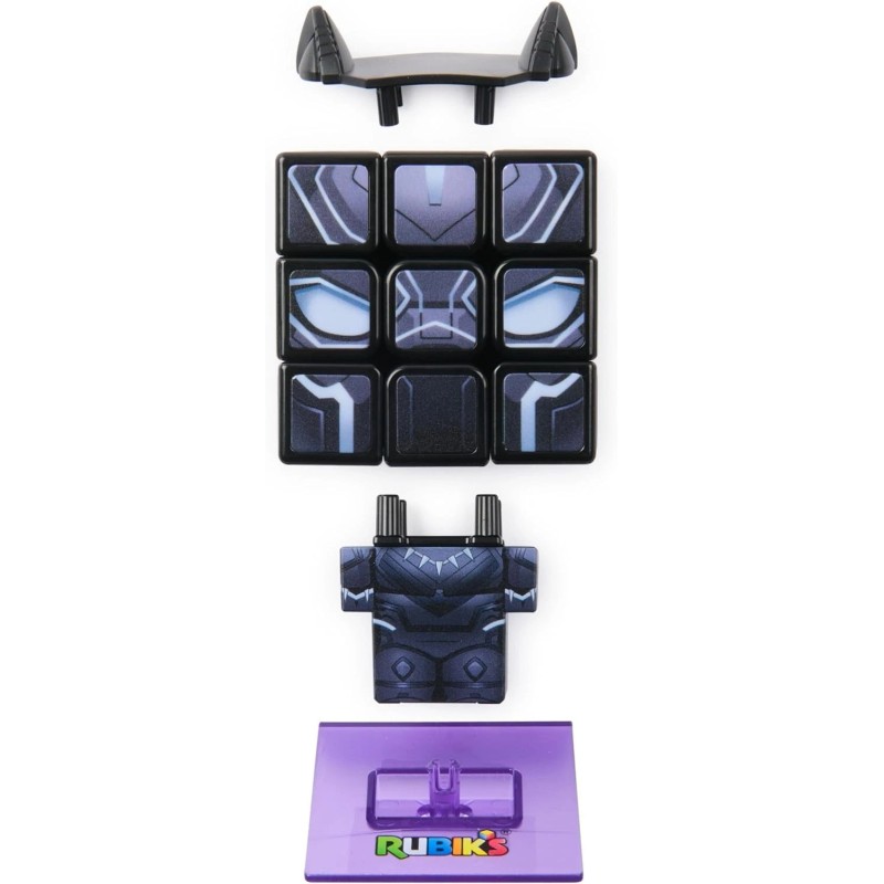 Rubik's Rubik’S Cube, Black Panther Puzzle Cube – Collectible Brain