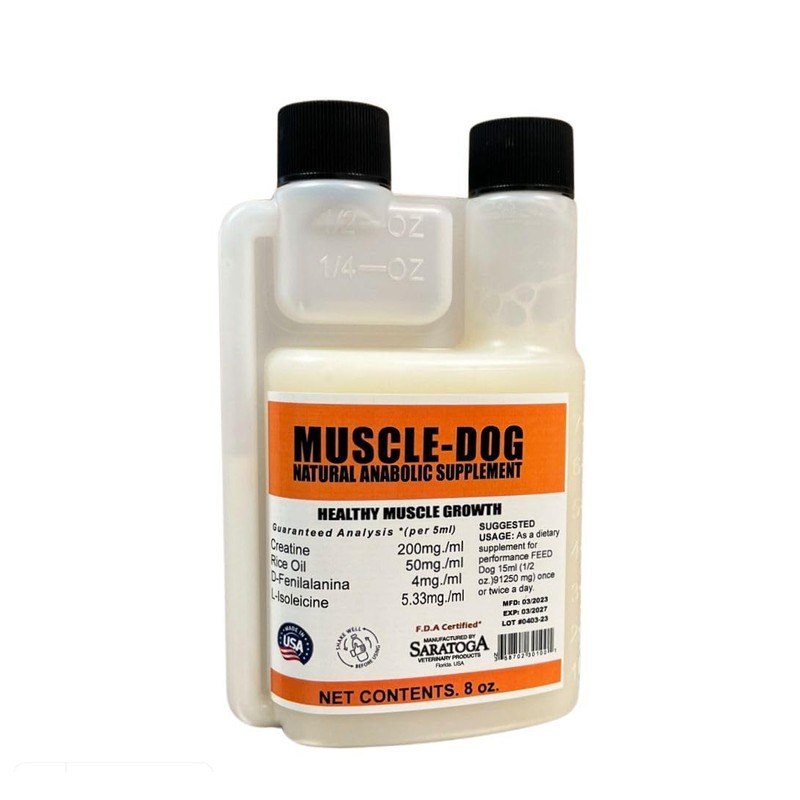 EQUI-SPAZ Muscle Dog - Natural Anabolic Muscle Builder with Creatine,