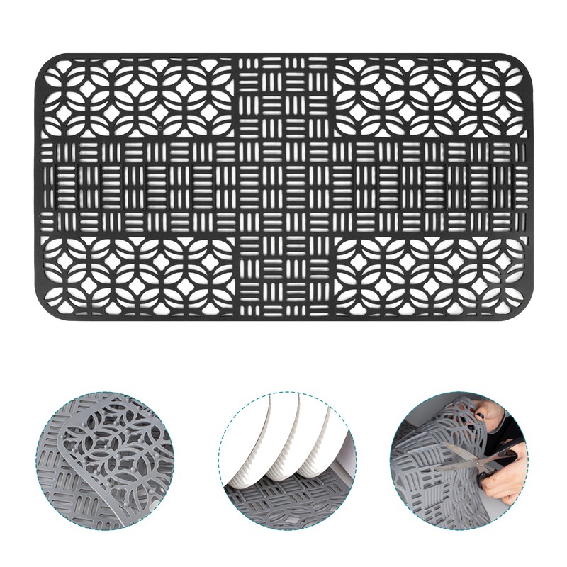 Sink Mats Silicone Anti Slip Heat Resistant 66x35cm Large Size