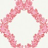 Scalamandre Valentino Wreath Peel & Stick Wallpaper, Pink