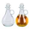 Yomjar 2 Pack 12oz Glass Honey Dispenser Jars, Maple Syrup