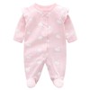 Baby Girls' Jumpsuit Romper Pyjamas Cotton Pyjamas Long Sleeve Bodysuit