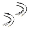 Cable Matters 2-Pack 3.5mm Male to Dual Female Headphone Splitter
