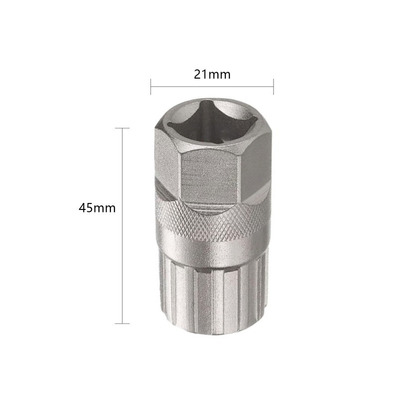 Xiciki 2PCS Cassette Removal Tool for Shimano Sunrace Sram Dnp,