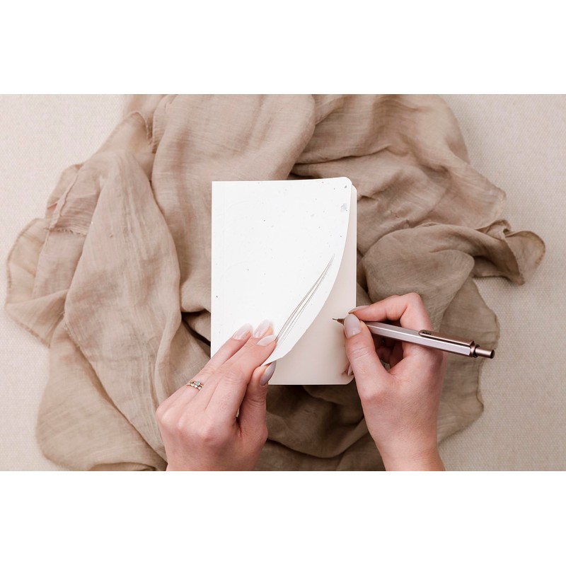 Clairefontaine 813067C Tulip Paper Notebook with Flexible Cover DIN A6