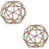 4E's Novelty Expandable Ball Set of 2, Plastic Sensory Sphere