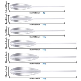 Sbirolino Floating Sbirolino Set 8g/10g/12g/15g/20g/25g Spirolino Sinking Set for Trout Fishing, Concealed, Low Resistance, Durable Trout Fishing, Ideal for Trout Dough and Spoons