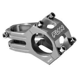 Funn Funnduro MTB Stem with 31.8mm Bar Clamp - The Ultimate Ultralight and Tough Alloy Bicycle Stem for Mountain Bike and BMX Bike, Length 60mm stem (Gray)