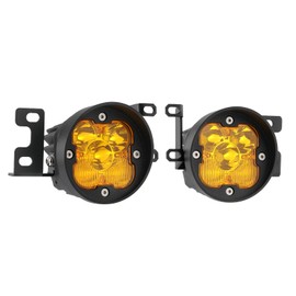 Auxbeam - Soportes de montaje de luz antiniebla LED de 3 pulgadas para Toyota Tacoma Tundra 4Runner Soportes de montaje empotrado, 2 piezas (luces no incluidas)