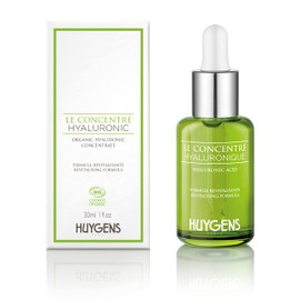 HUYGENS - Hyaluronic Acid Concentrate - Organic Origin - Day Serum with Hyaluronic Acid - 99% Natural - Revitalising Formula - 30 ml - Vegan - Made in France