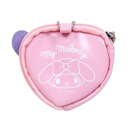 Sanrio 432741 Mini Pouch with Badge Character Grand Prize Vol. 3, Colorful Heart Series, My Melody, My Melody, Character