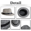 White Fang CZ161 Hat, Medium Folding Hat, Summer, Straw Hat,