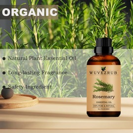 Rosemary Essential Oils Organic, 30ML Pure and Natural Rosemary Essential Oil for Aromatherapy Diffuser - Rosemary /1 Fl Oz