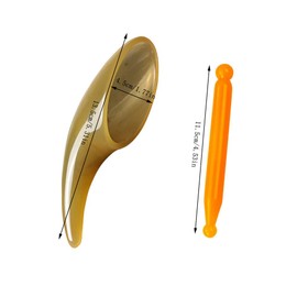 DeaHea 2 Pack Gua Sha Tool Set Scraper Scraping Horn Ergonomic Board GuaSha Body Massage with Manual Acupuncture Pen Pointing Stick Trigger for Blood Moving Arthritis Back Carpel Tunnel Face