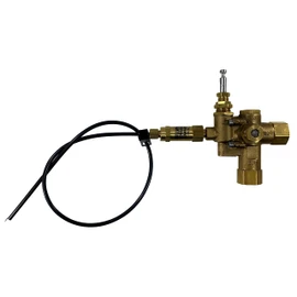 1/2" NPT, Side Inlet, All In One Unloader Pilot Check Valve with Throttle Control Cable for 6.5HP Max Gas air Compressors (140-175 PSI, 24" Throttle Control Cable & Unloader Valve)