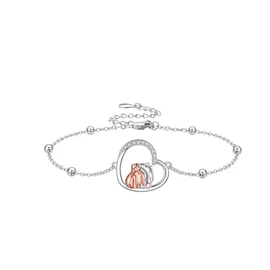 HUKKUN Capybara Bracelet Sterling Silver Capybara Bracelet Capybara Jewellery Gifts for Women Girls