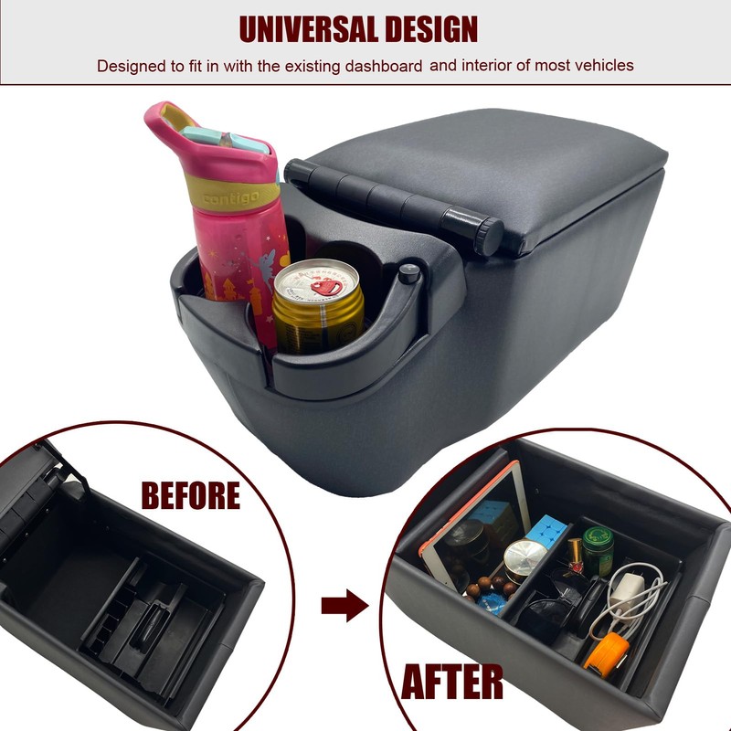 OBUYTO Universal Truck Seat/Bench Contractor Center Console Business Organizer and