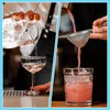 2 Pieces Fine Mesh Strainer with Handle Cocktail Strainer Stainless